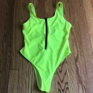 Shein neon bathing suit